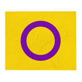 Intersex Flag Throw Blanket